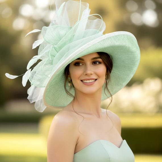 Royal Ascot Green Ascot Hat Tansy Green Ascot Hat Vivien Sheriff Emerald  Green