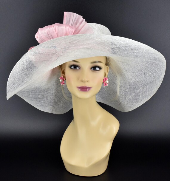 M2442( White +more Option) 7.5-8” Jumbo Wide Brim Kentucky  display picture 3