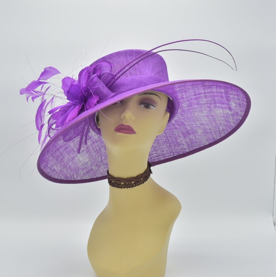 Lavender New Kentucky Derby Formal Church Hat M489V ( Sweet Lavender )kentucky Derby Hat, Church Hat  main image 3