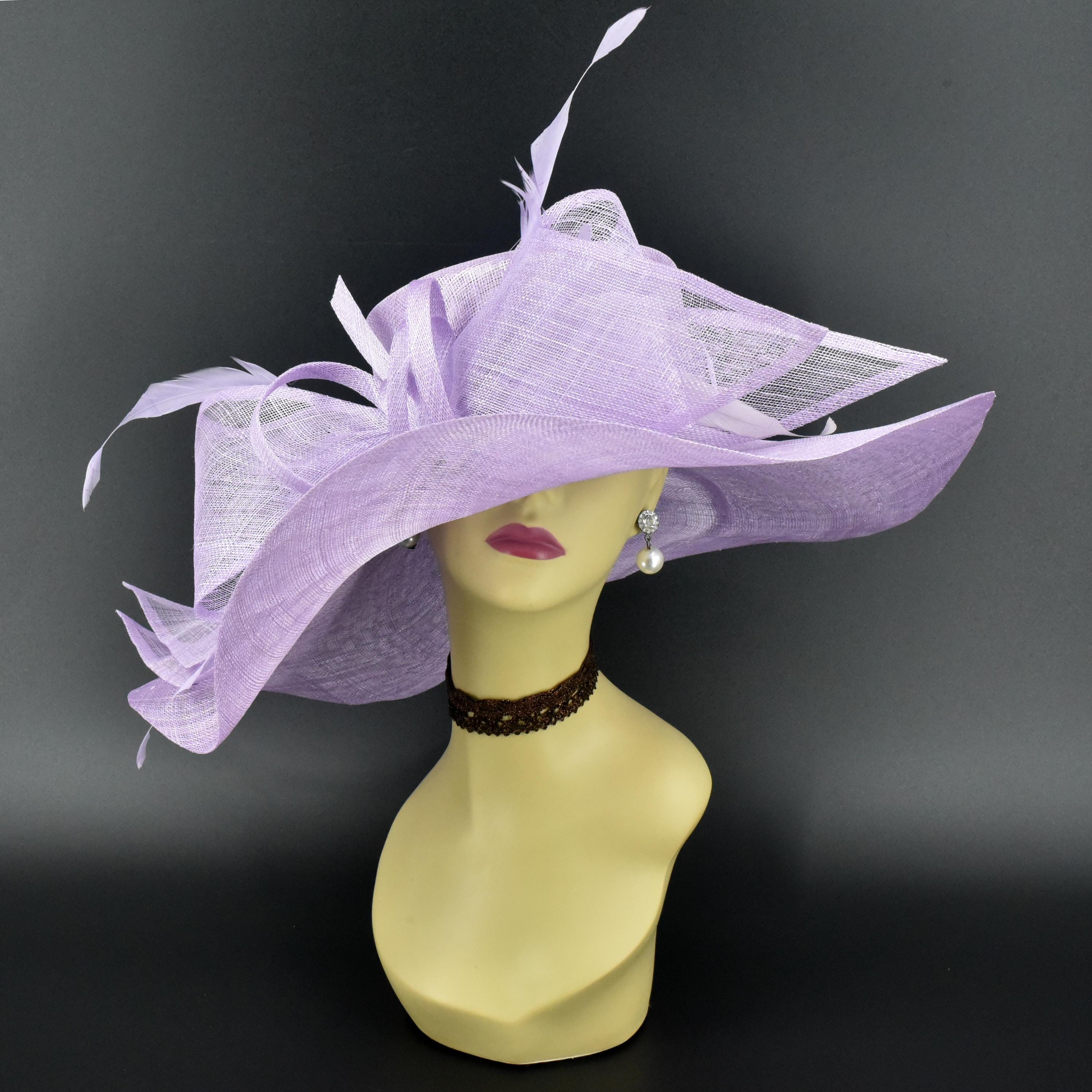 Lavender Derby Hat - Etsy