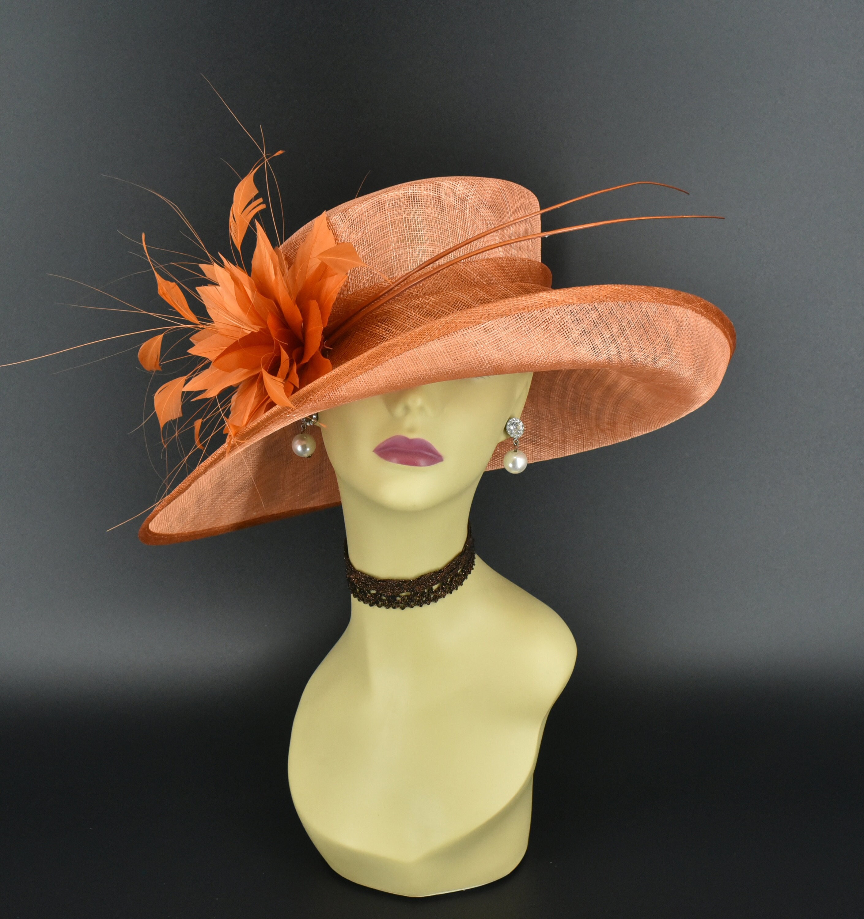 FINGERINSPIRE 4 Pezzi Base Per Pello Sinamay Fascinator 130x104.5mm Base Per Pello In Lino Fascinator Per Modisteria Floreale Bianco A Goccia Base Per - Foto 11