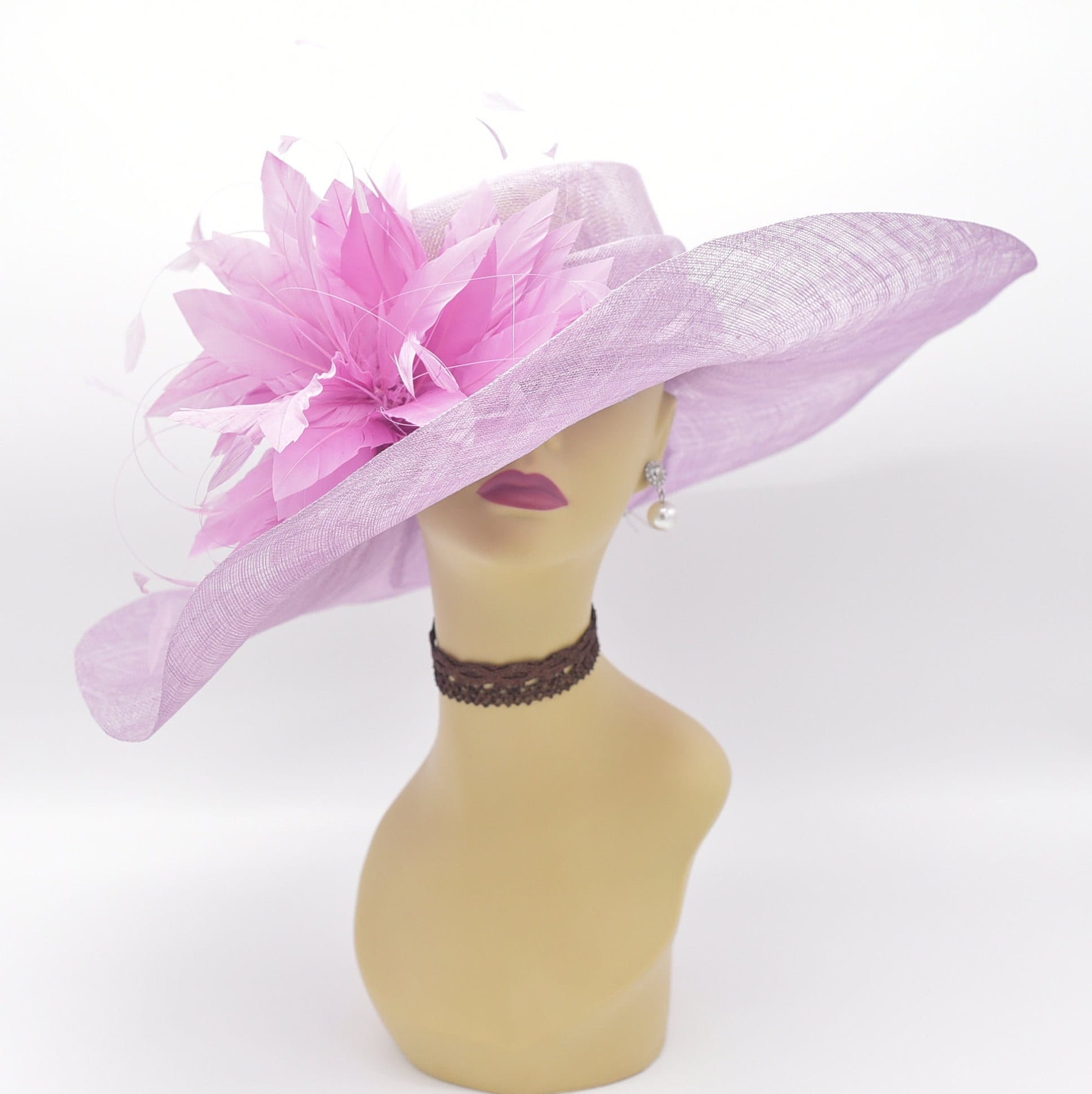 SD511( Lilac+more Colors Options )kentucky Derby Hat, Church  display picture 1