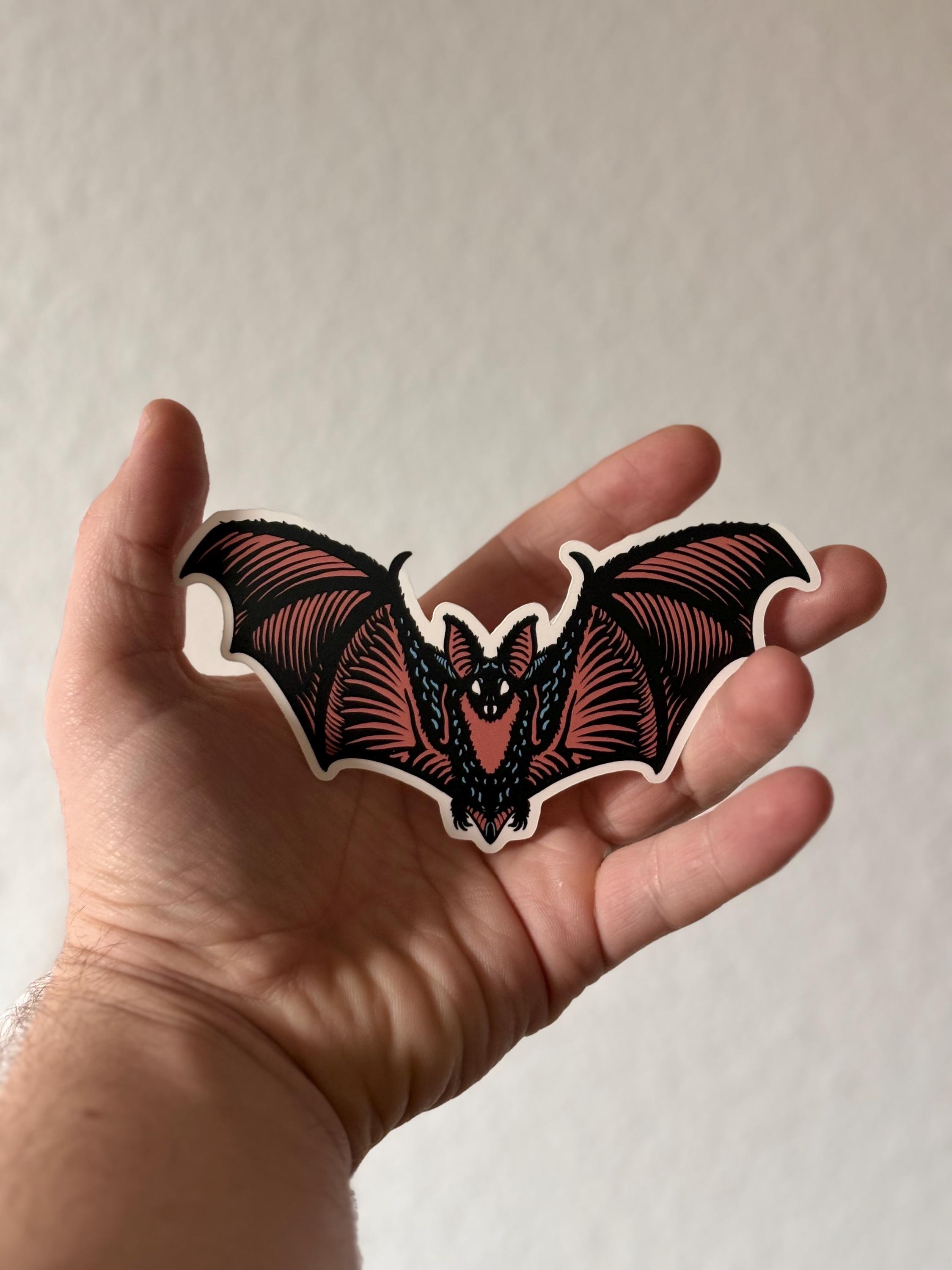5” BAT Sticker - Etsy