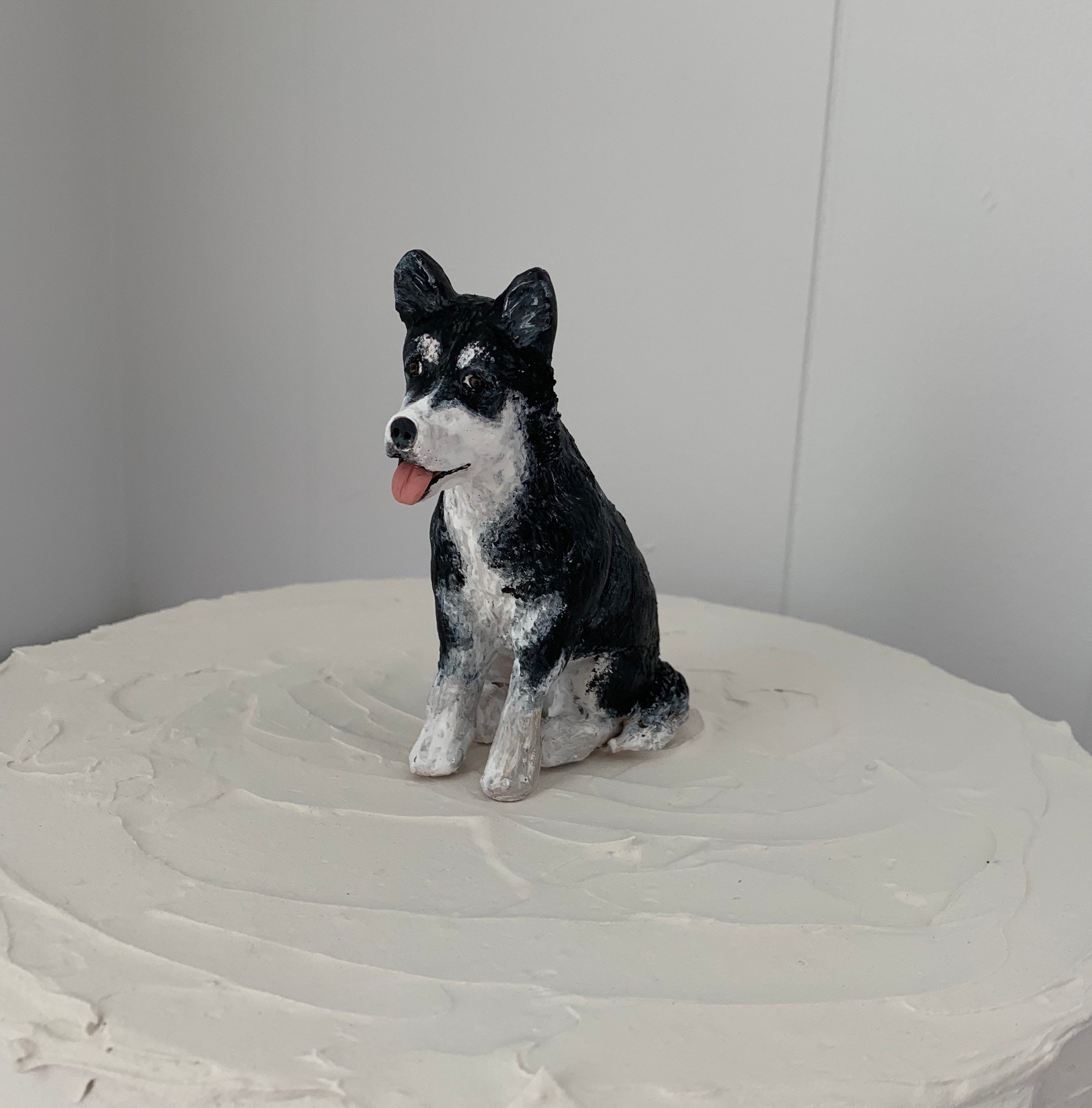 Personalised Pet Cake Topper Custom Wedding Dog Cake Topper Etsy UK