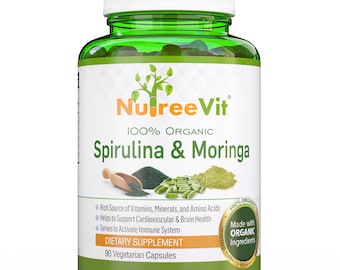 Pure Organic Spirulina + Moringa