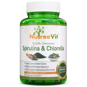 NutreeVit 100% Organic  Spirulina + Chlorella