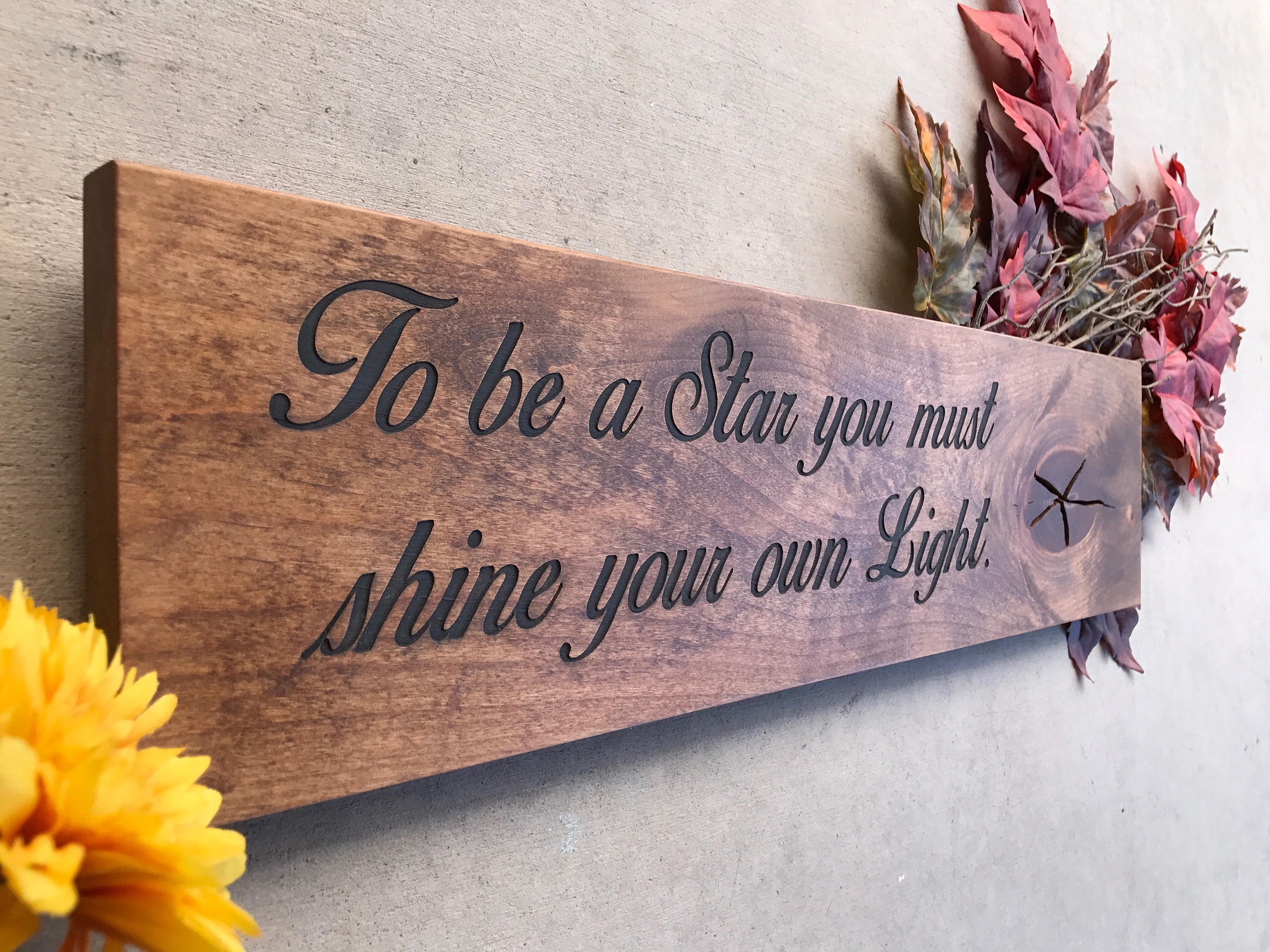 Wood Sign / Inspirational Sign / Motivational Sign / Custom Wall Decor