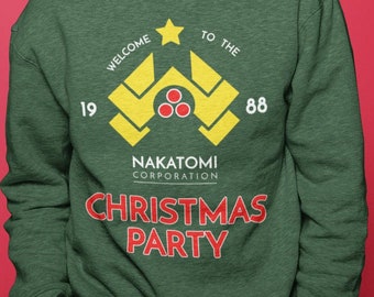 NAKATOMI CHRISTMAS PARTY 1988 Jumper Sweatshirt JH030 Sweater Funny Die Hard