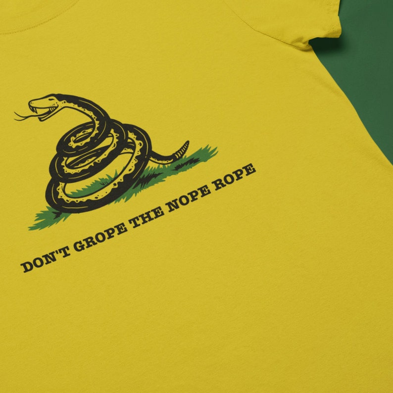 Don't Grope The Nope Rope T-Shirt Snek Meme Funny Parody | Etsy