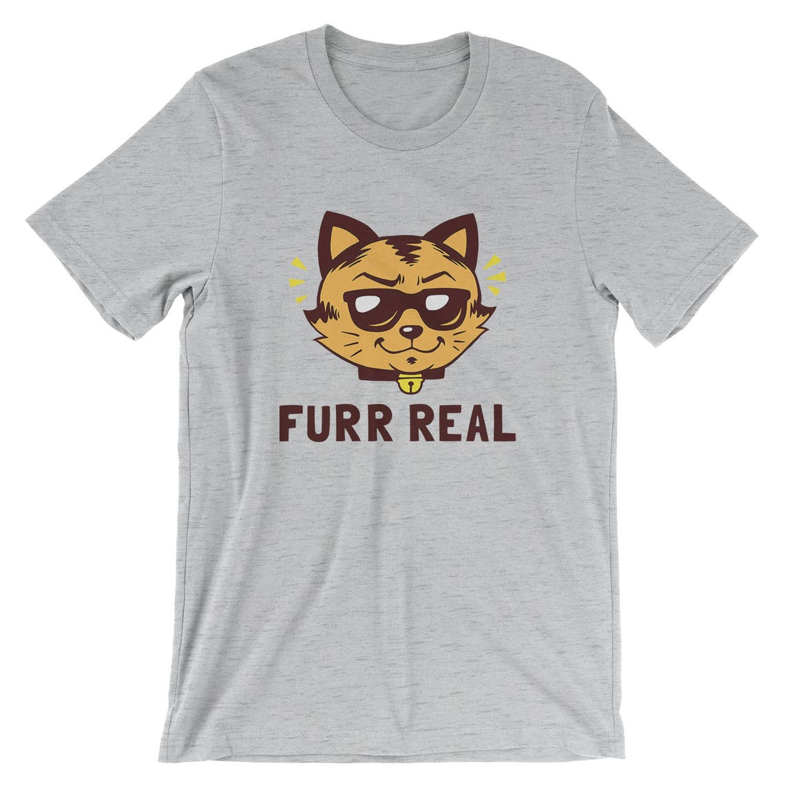 Furr Real T-Shirt Funny Cool Cat Lovers For Real Shirt | Etsy