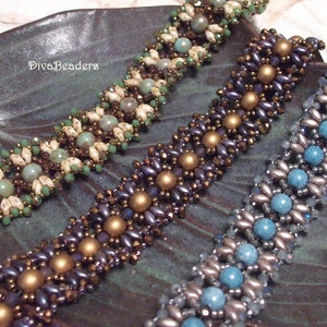 Dancing Diamonds Bracelet Tutorial Pattern