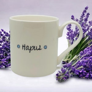 Hapus Welsh Language Mug - Welsh Gift