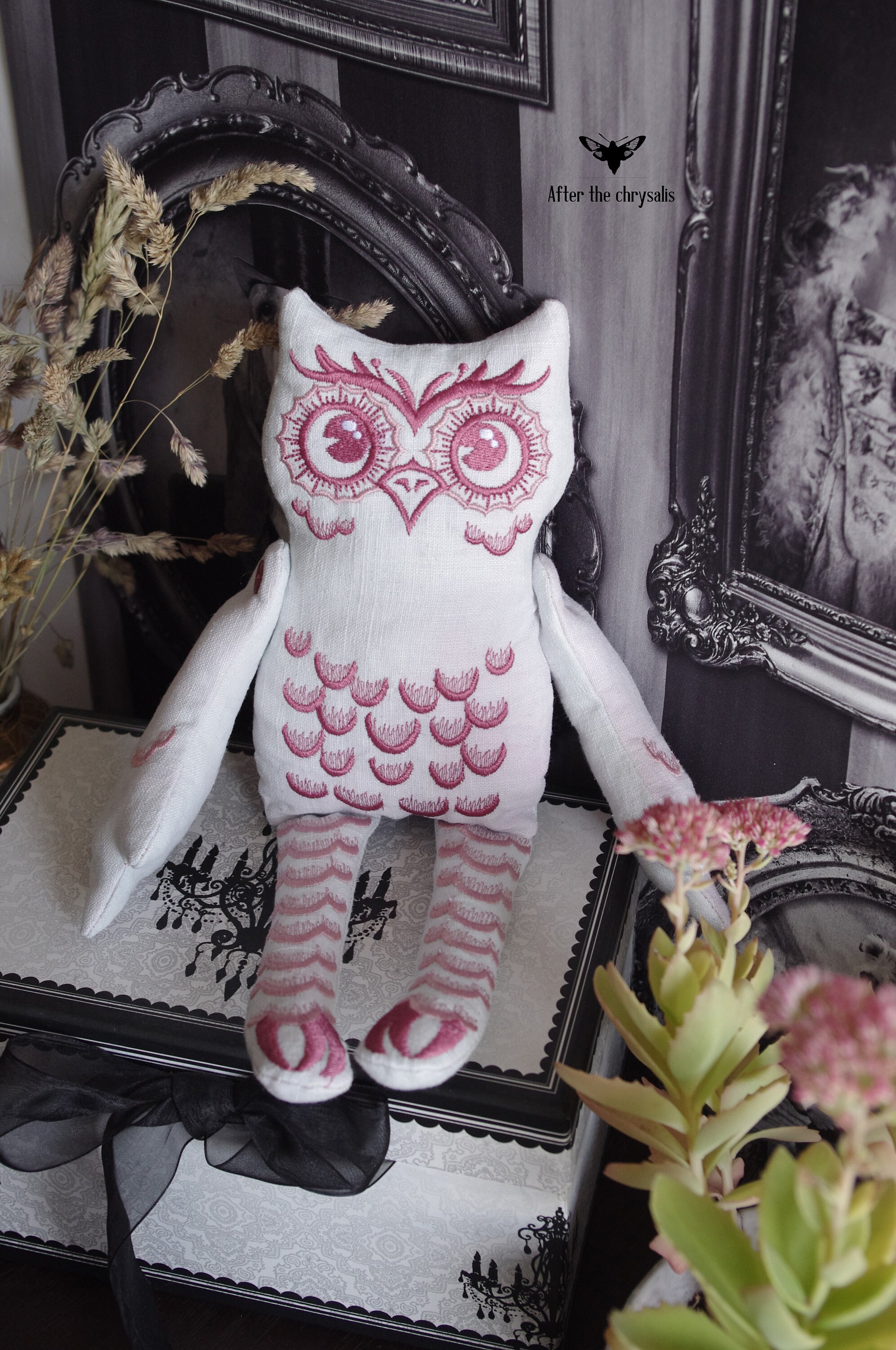 Peluche Chouette Brodée