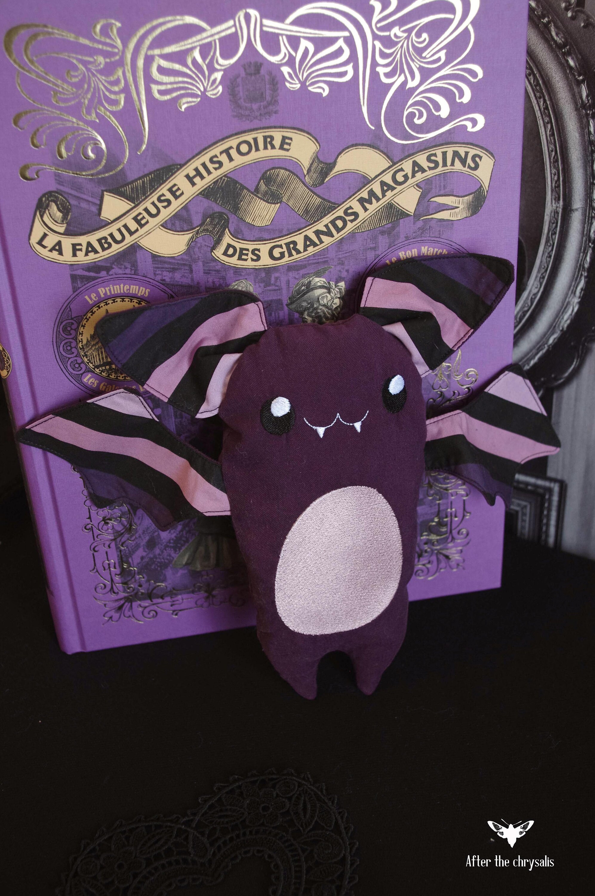 Peluche Chauve Souris en Tissu Recyclé