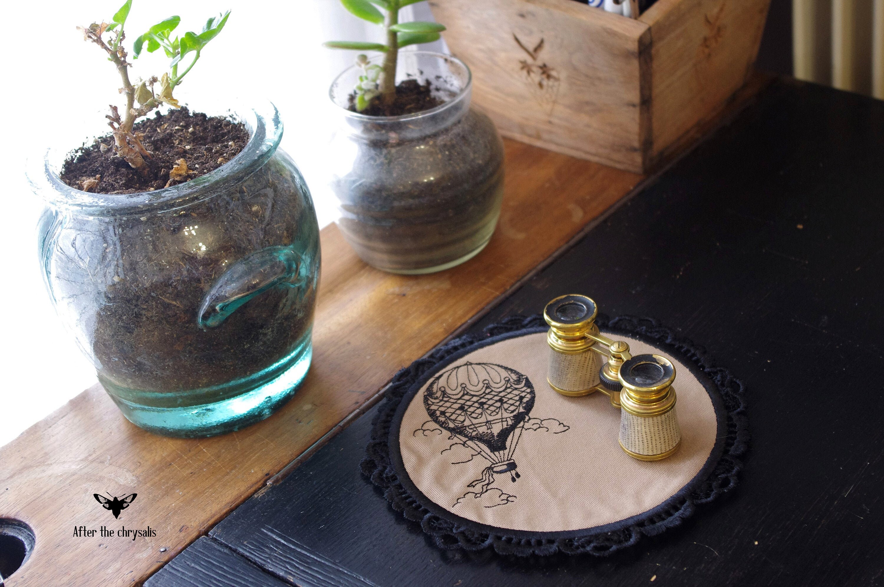 Napperon Steampunk Montgolfière