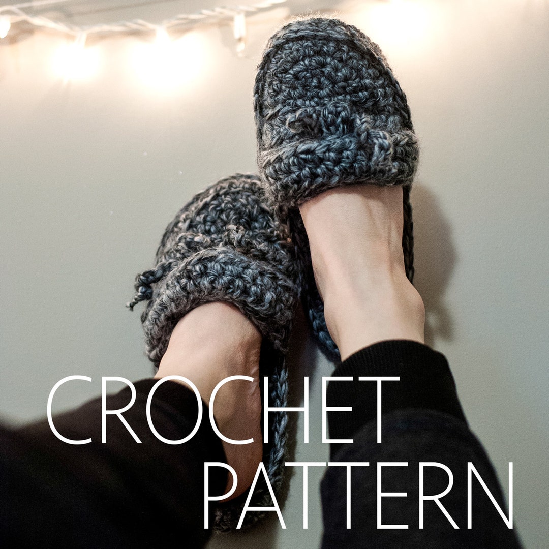 Slipper Pattern Crochet Slipper PATTERN - Etsy