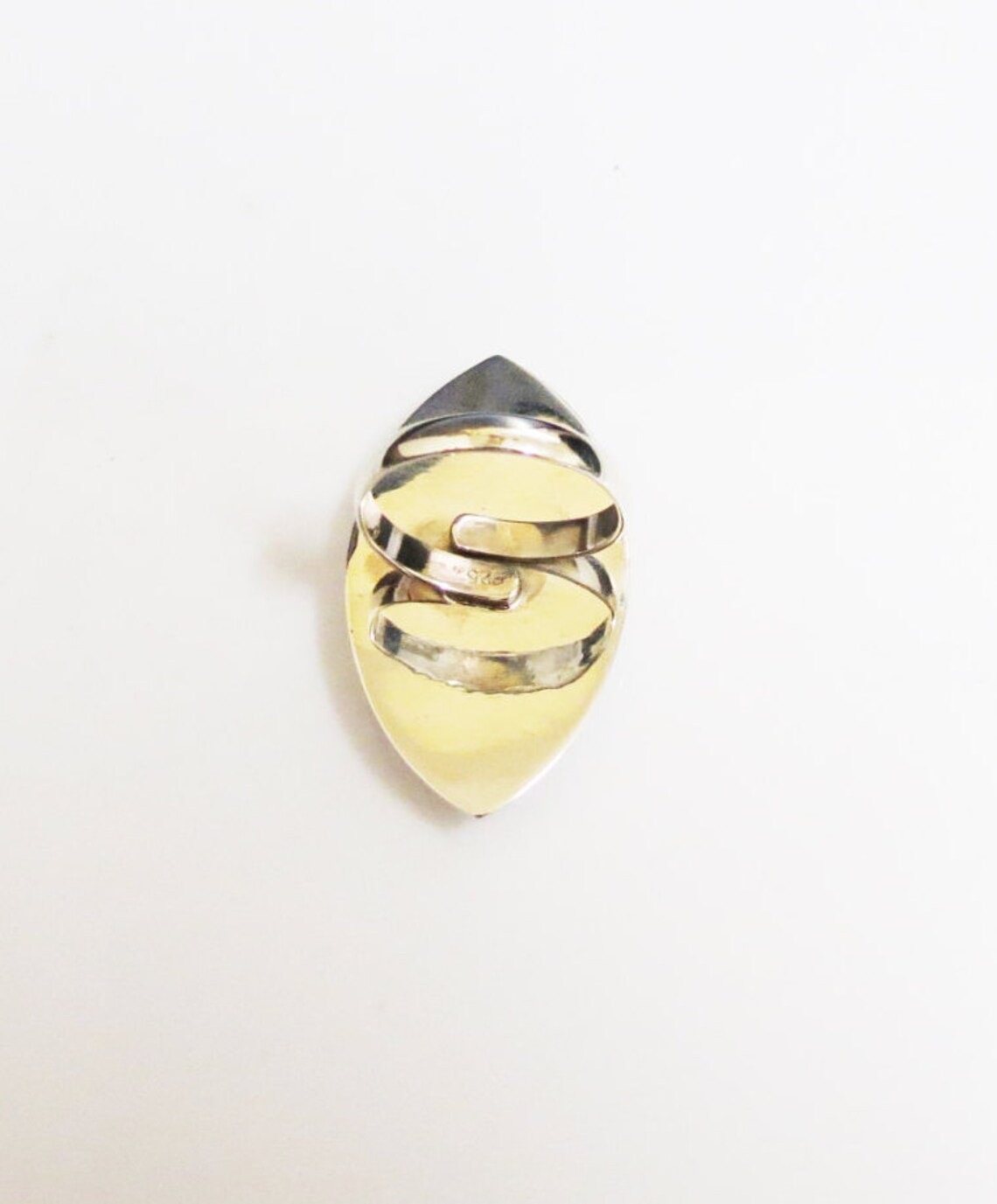 Silver Statement Ring Sterling Silver Ring Adjustable Ring Etsy