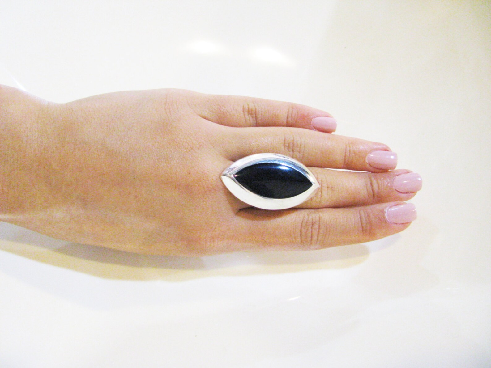 Silver Statement Ring Sterling Silver Ring Adjustable Ring Etsy