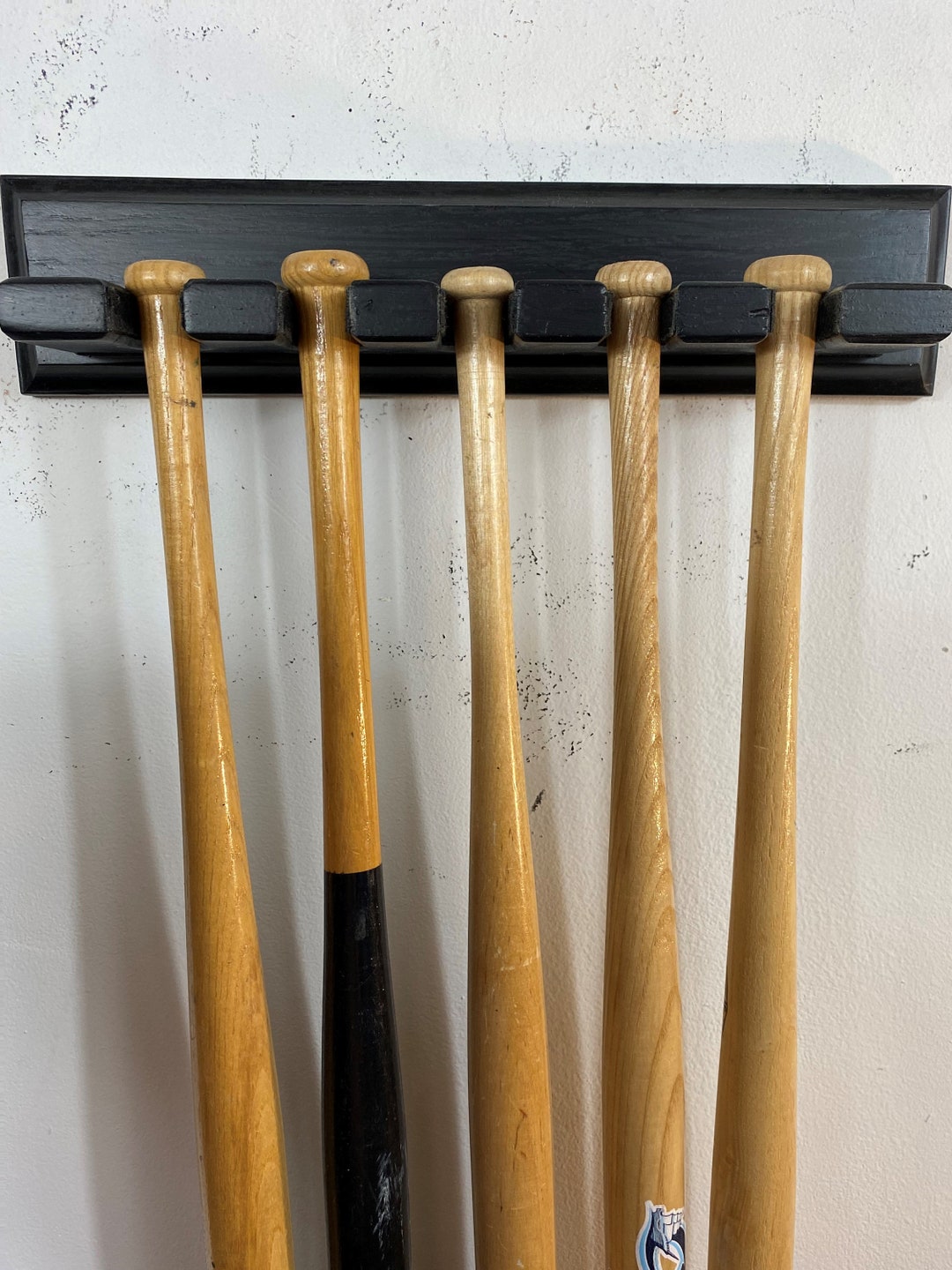 Souvenir Baseball Bat Holder 5 Mini Bats Etsy