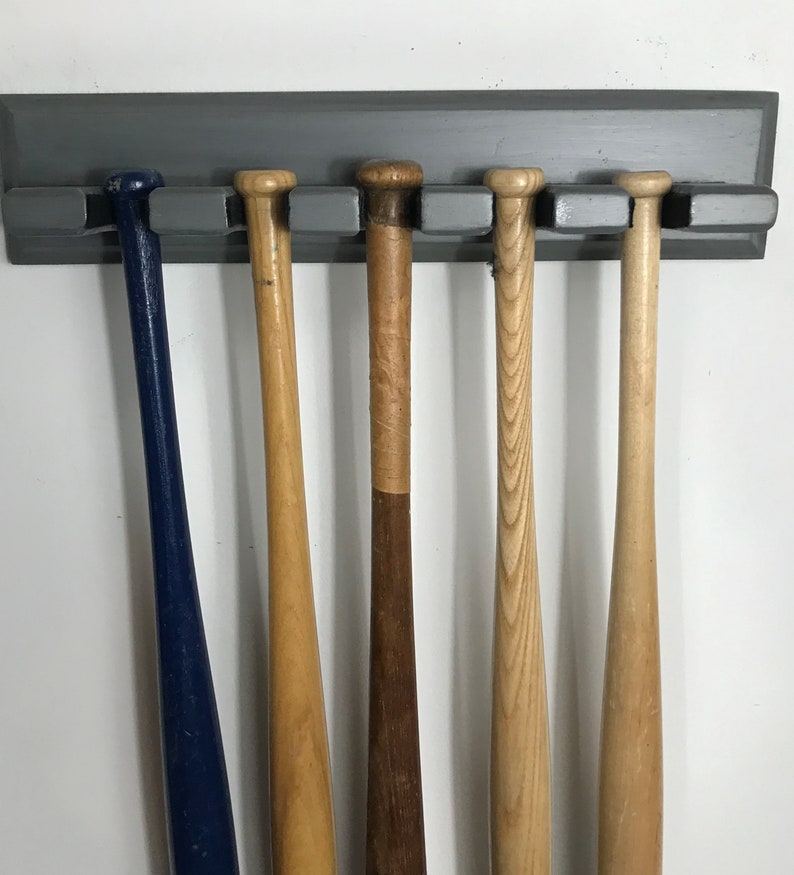 Souvenir Baseball Bat Holder 5 Mini Bats Etsy