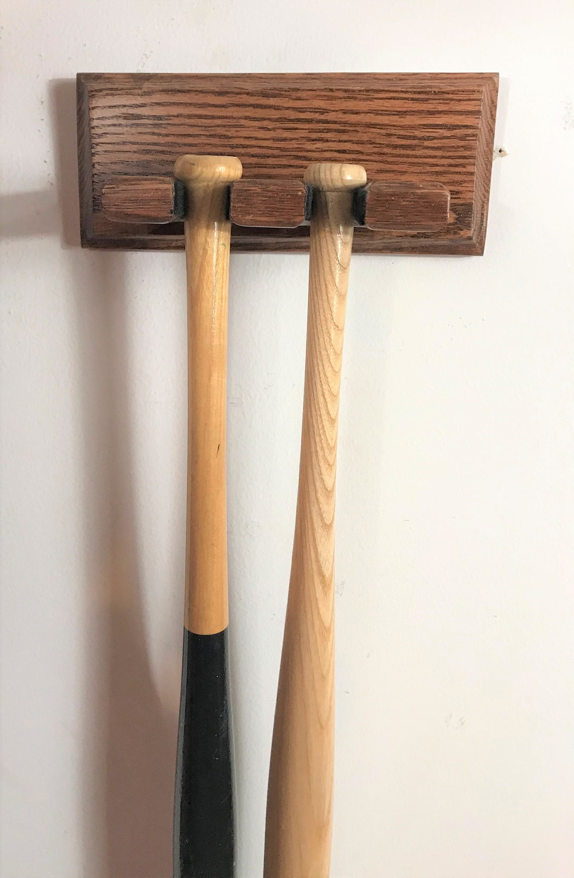 Souvenier mini Baseball Bat holder 2 souvenir bats Free Etsy