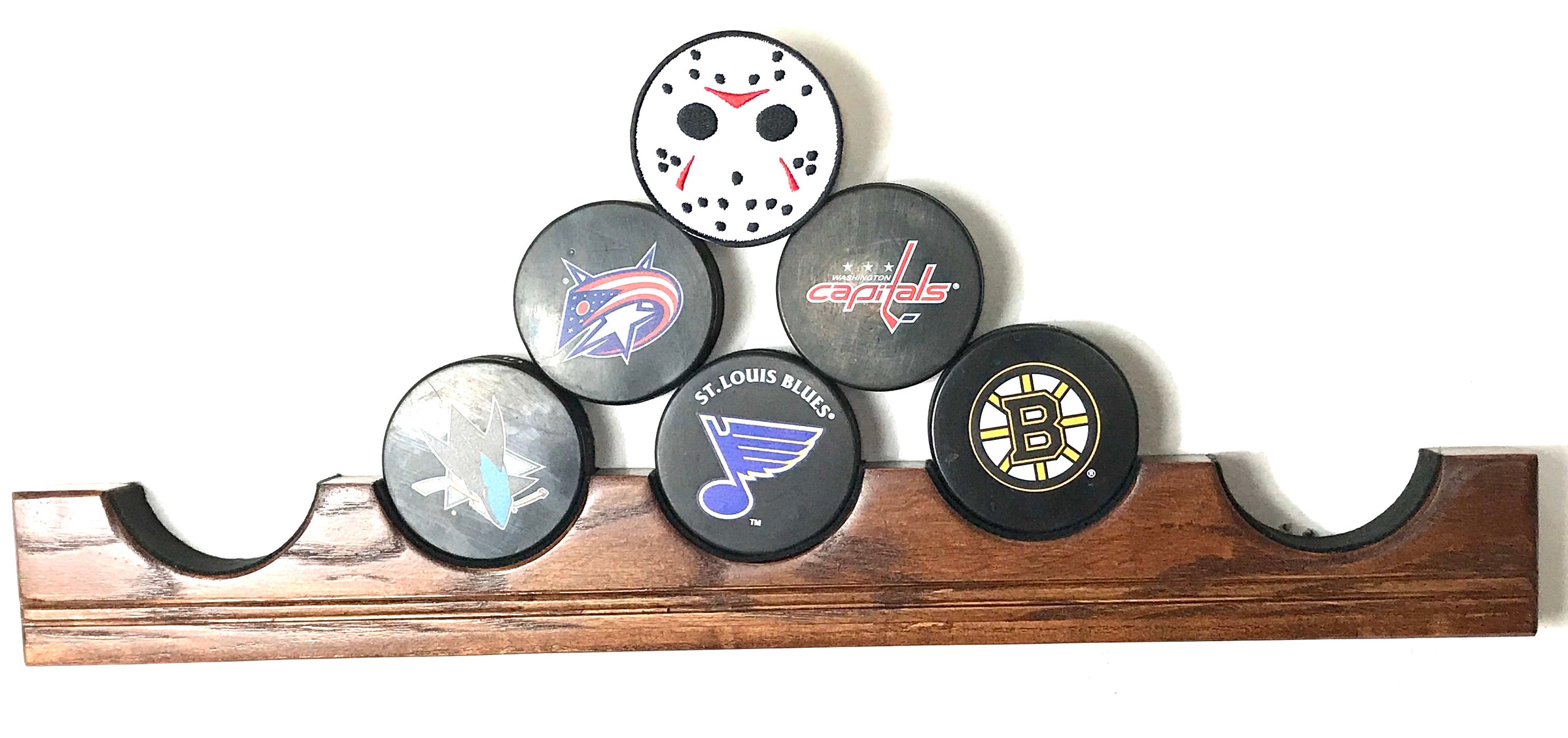 Hockey puck display holds 5 15 pucks Etsy
