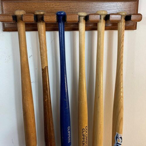 Mini Baseball Bat Holder 4 Souvenir Mini Bats Etsy