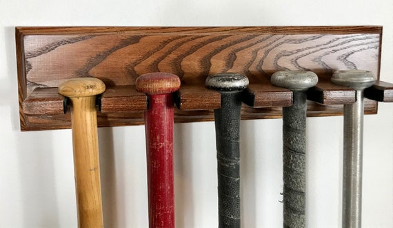 Porte-batte De Baseball Mural Oakmont Displays - 5 Battes Ou Balles - Acrylique