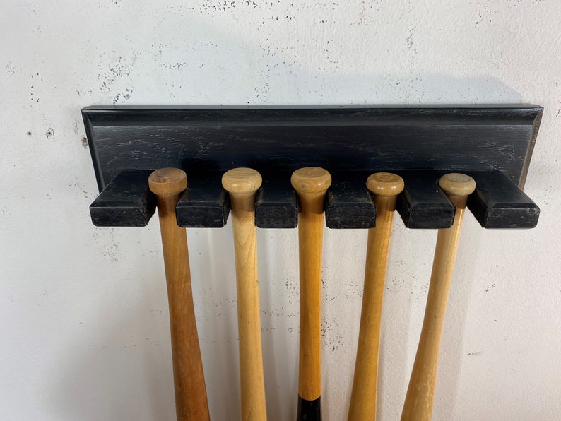 Souvenir Baseball Bat Holder 5 Mini Bats Etsy
