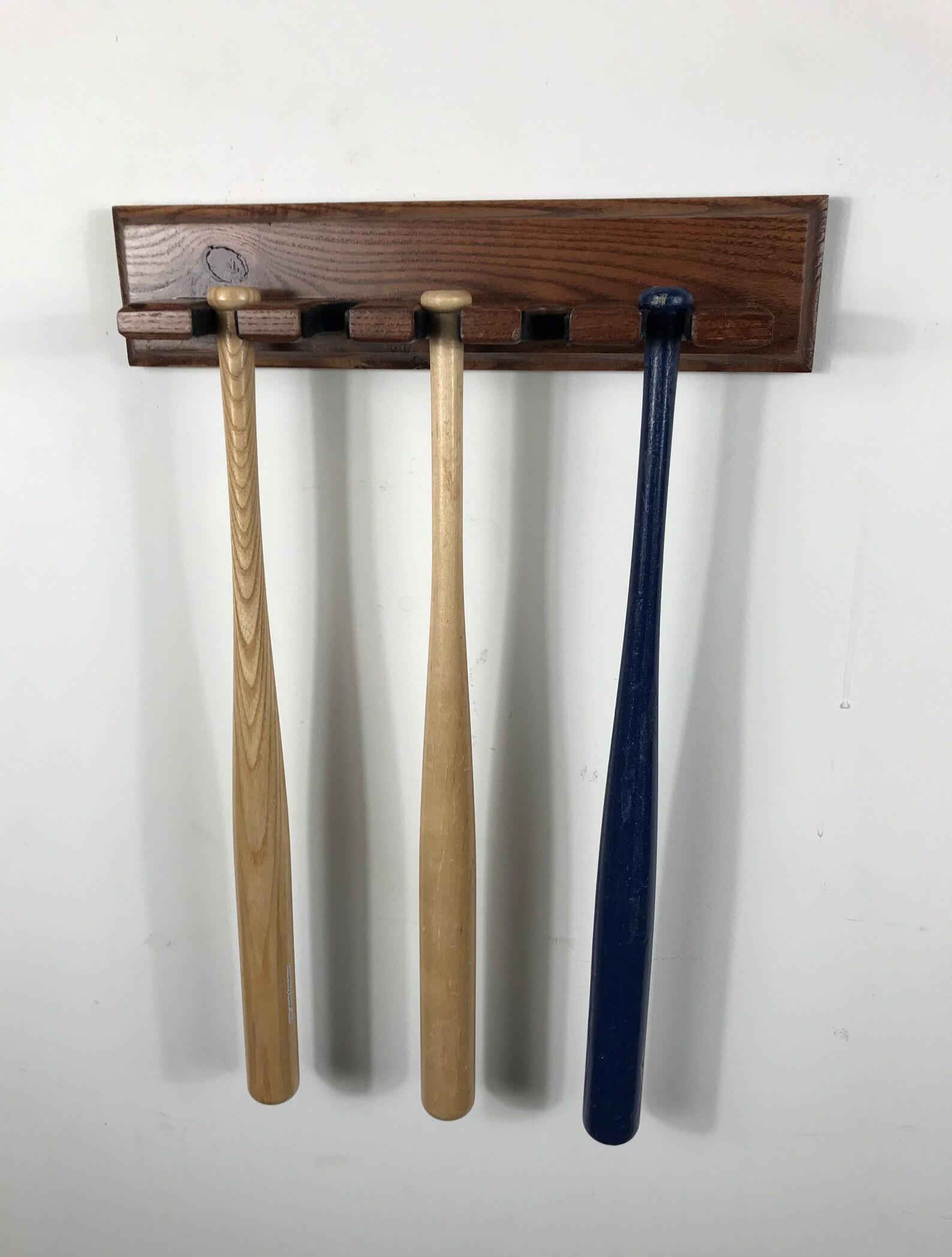 Souvenir Baseball Bat Holder 5 Mini Bats Etsy
