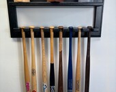 BESTonZON Support Batte de Baseball Présentoir Bambou Porte