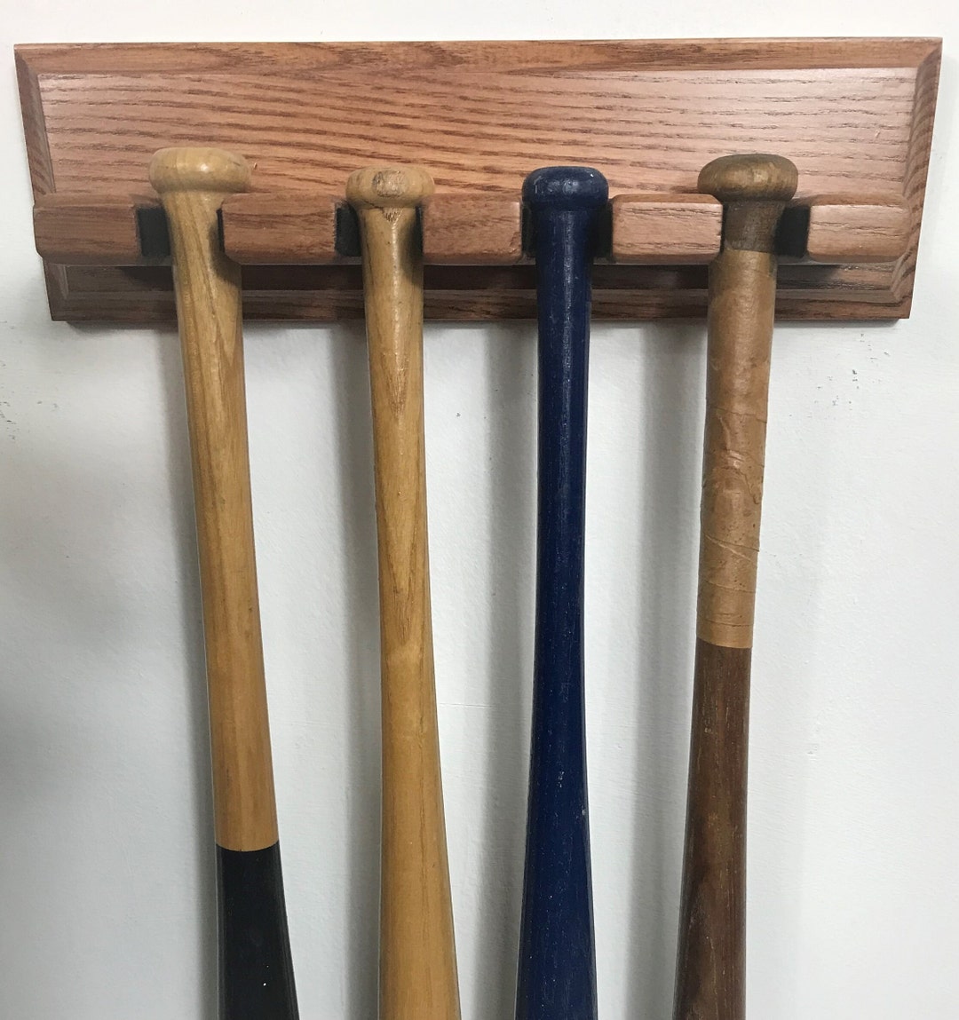 Mini Baseball Bat Holder 4 Souvenir Mini Bats Etsy
