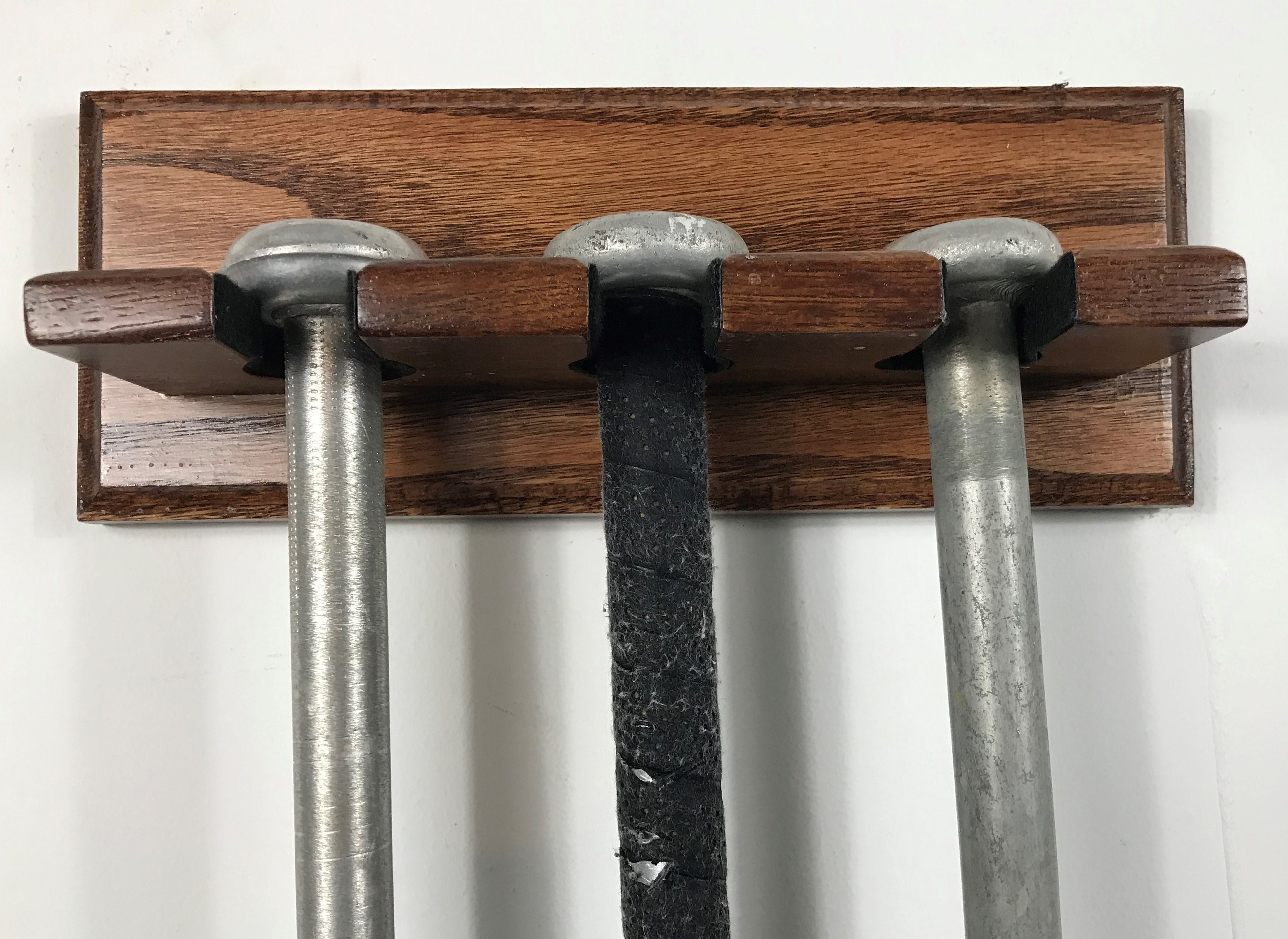 Baseball bat Holder 3 bats vertical . free shipping Etsy