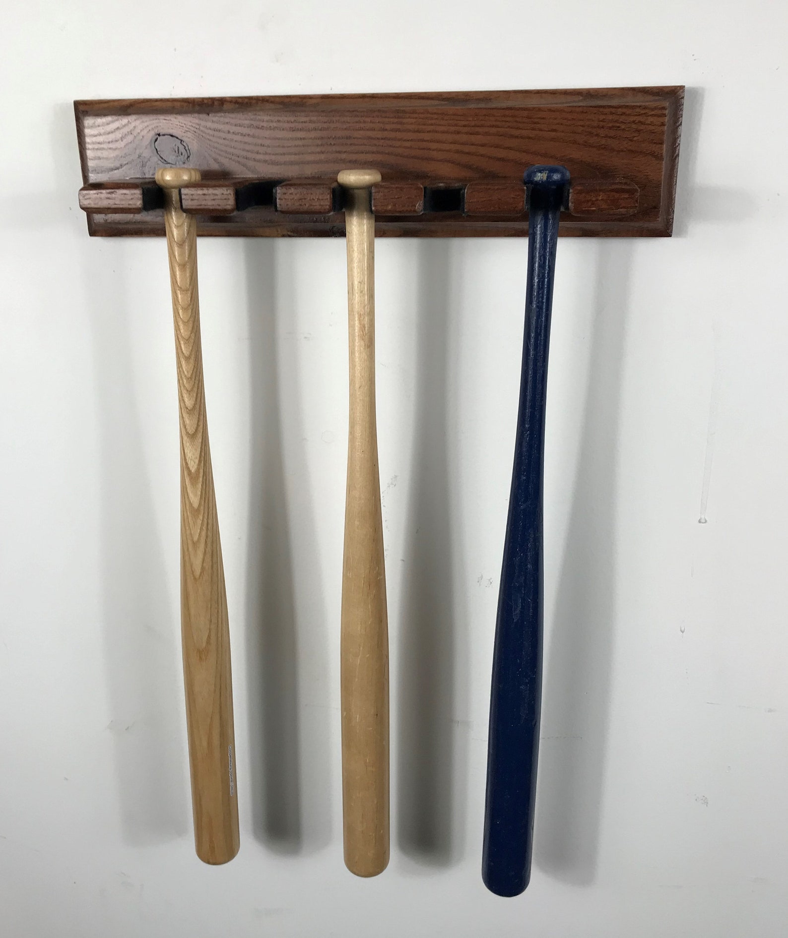 Souvenir Baseball Bat Holder 5 Mini Bats Etsy
