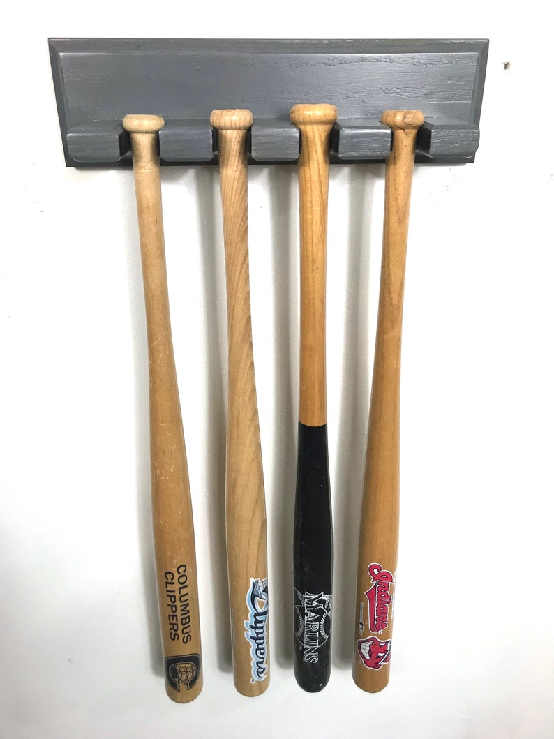 Mini Baseball Bat Holder 4 Souvenir Mini Bats Etsy