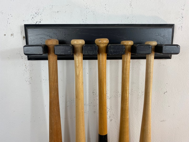 Souvenir Baseball Bat Holder 5 Mini Bats Etsy