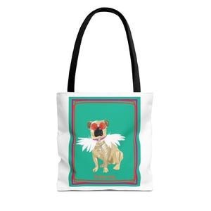 Pop Dog Design, Rocketdog Tote Bag - AOP, Eco-Friendly Shopping, Pet Lover Gift, Funny Dog Art, Daily Essentials Carryall