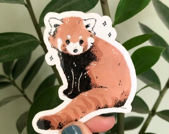 Red Panda Sticker Decal - Vinyl Glossy