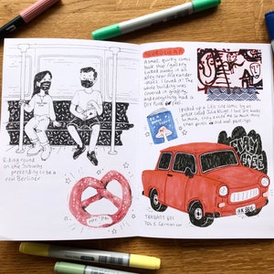 Europe Sketchbook A Travel Zine from Berlin, Amsterdam, Rome & More image 5