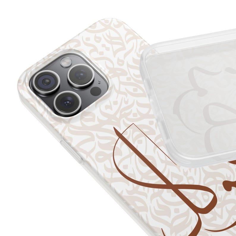 Arabic Calligraphy Phone Cover, Personalized Gift, Arabic Design Case image 8