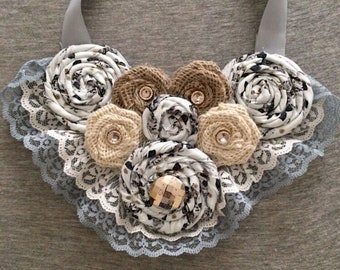 Vintage Chic Inspired Bib Necklace