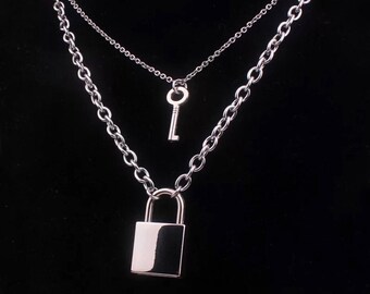 Lock Necklace - Etsy