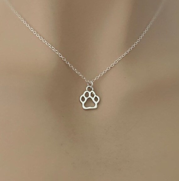 paw print necklace australia