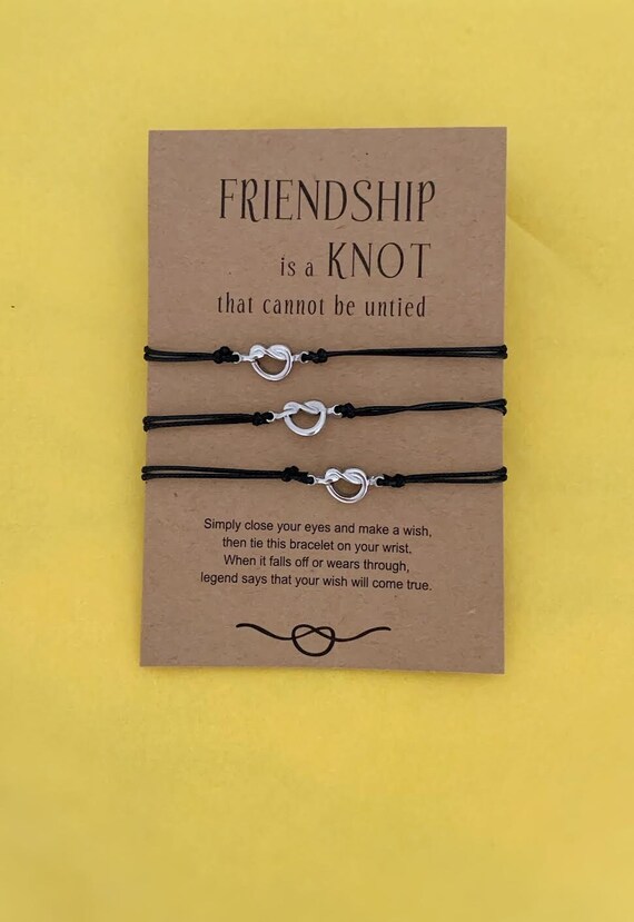 Buy Set of 3 by Gifts for Friendship Friendship Bracelets 3 Online in India   Etsy