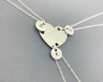 Far Fetched 3 SISTERS PENDANT Silver Three Best Friend Family Girlfriend Charm Far Fetched 3 SISTERS PENDANT Silver Three Best Friend Family Girlfriend Charm