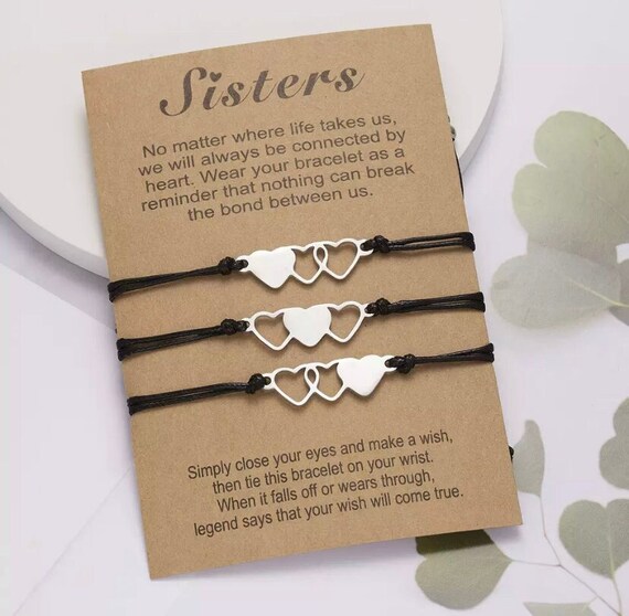 Ajustable Set de 3 pulseras Gifts Three - Etsy