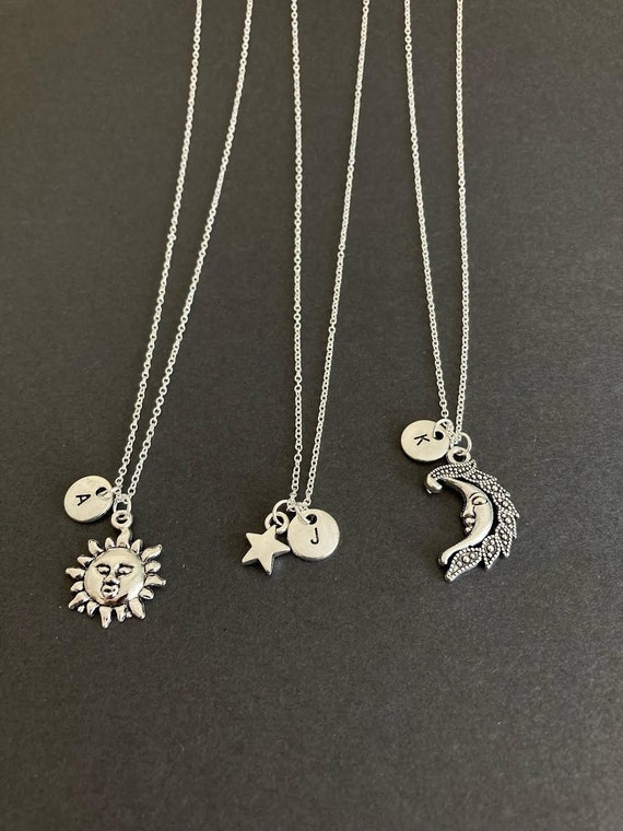 Juego de 3 de amistad para 3. Collares para 3 - Etsy España