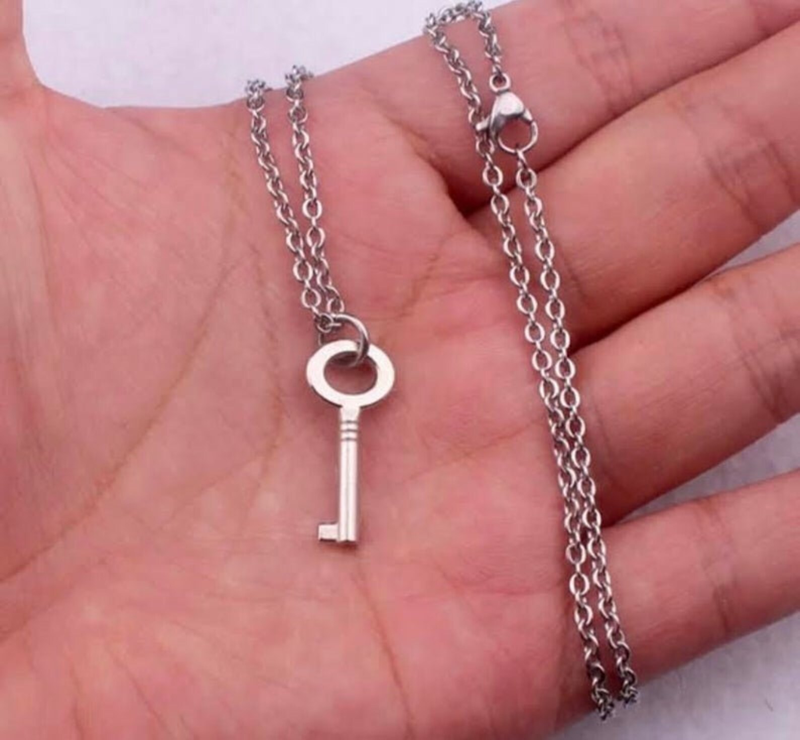 Working Lock & Key SET of 2 Necklaces Lock Jewelry Gift Etsy