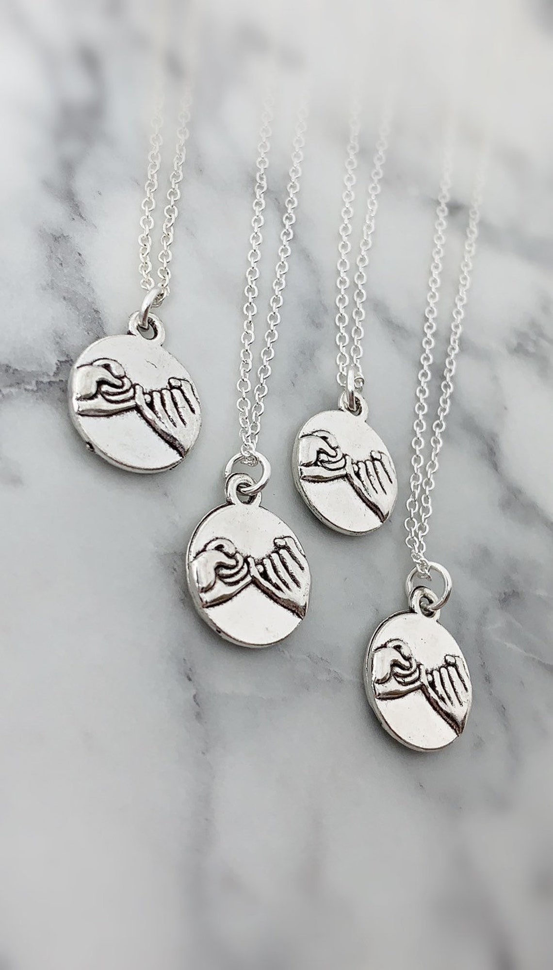 Set of 4 Promise Necklaces By Gifts For Friendship Etsy