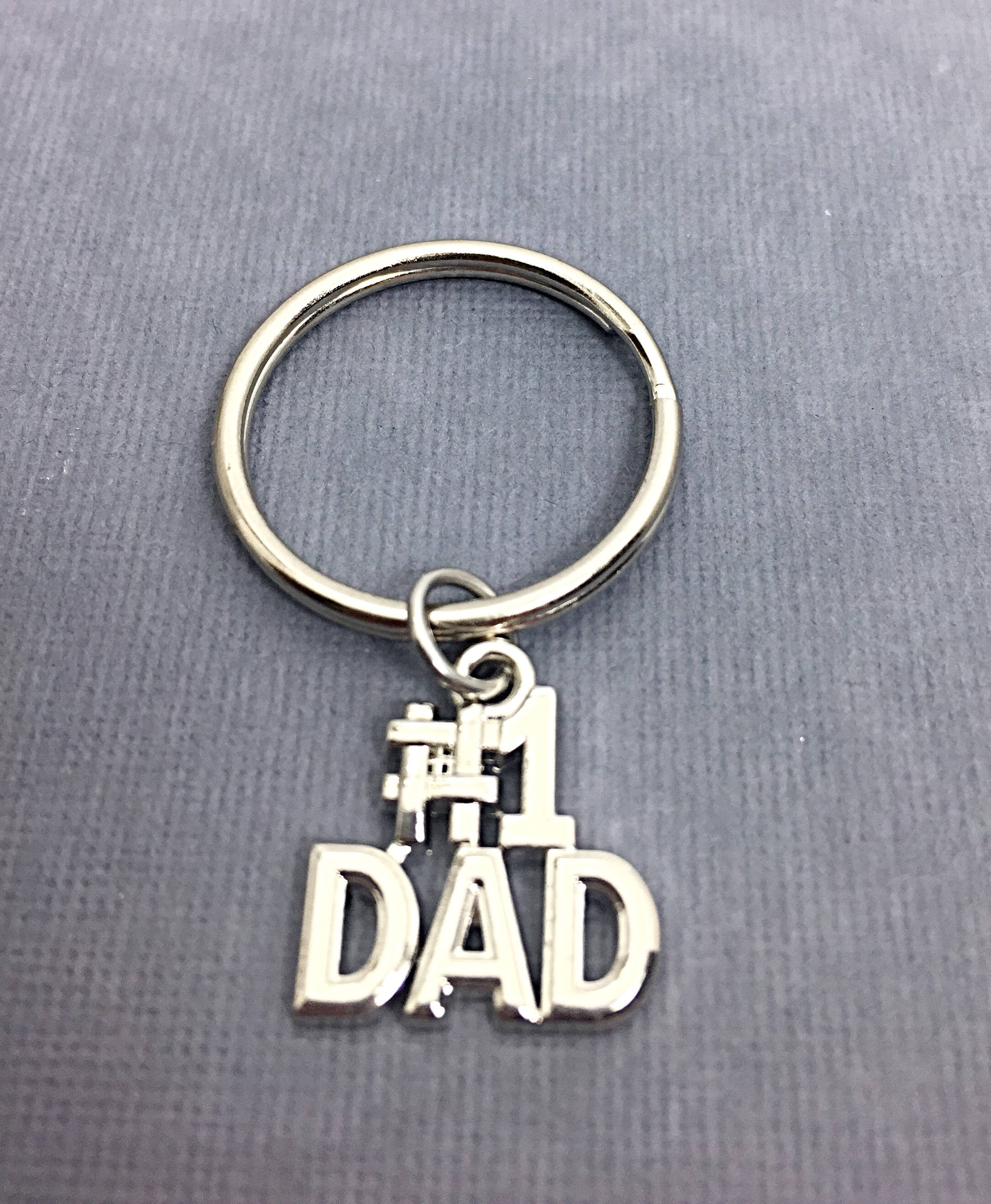 Fathers Day Keychain Gift Dad Keychain 1 Dad Gift Etsy